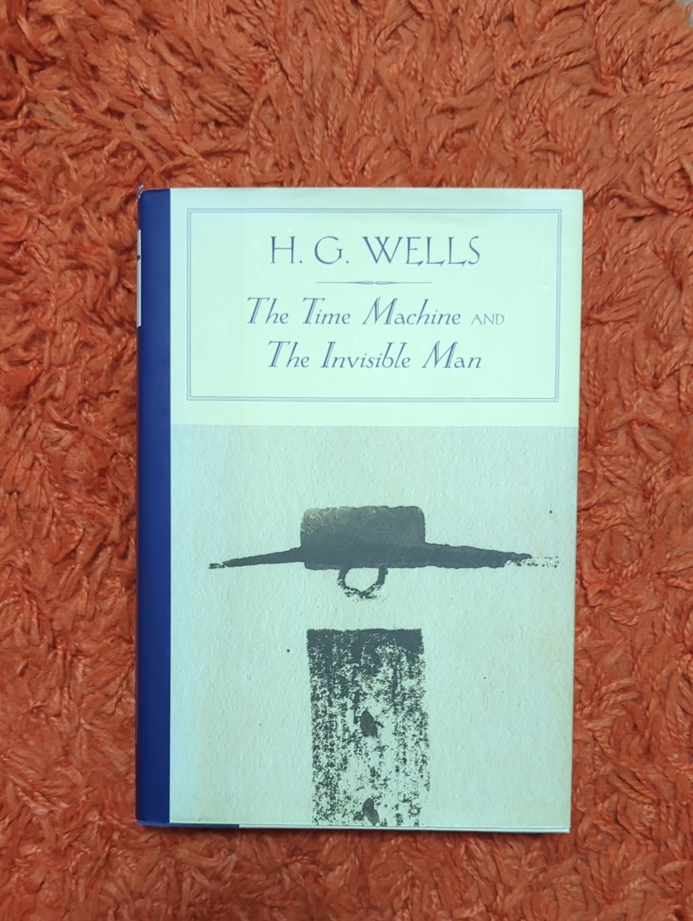 H. G. Wells The Time Machine and The Invisible Man – Blue/Cream Hardcover